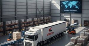 Trustlogix advanced Best 3PL partener dashboard showing real-time global user traffic and inventory analytics.