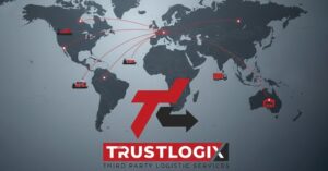 SEO performance metrics showing total clicks and impressions for a UK ecommerce brand using Trustlogix.