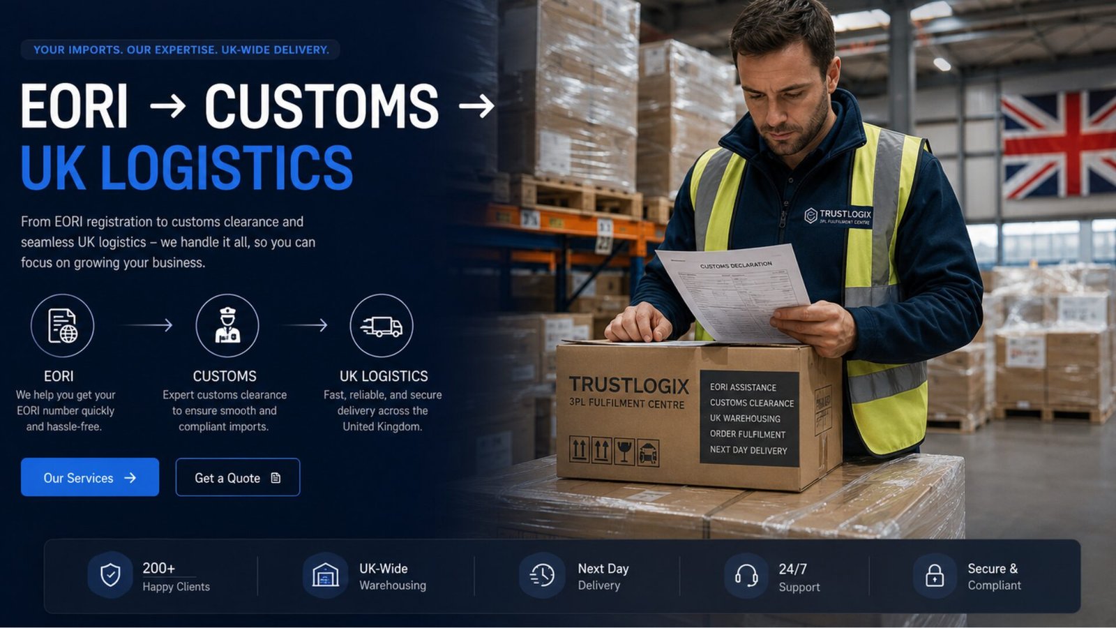 EORI customes uk logistics